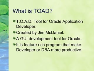 Toad | PPT