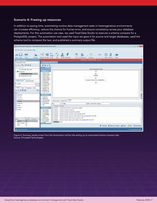 Streamline heterogeneous database environment management with Toad Data ...