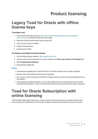 Toad Authentication Key Toad for-oracle-release-notes 142 | PDF