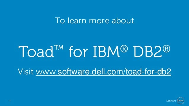 toad for db2