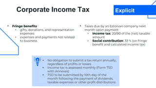 Estonian Tax System