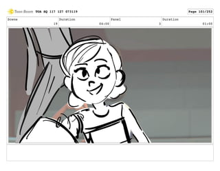 Scene
19
Duration
04:00
Panel
3
Duration
01:00
TOA SQ 117 127 073119 Page 101/252
 