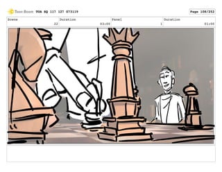 Scene
22
Duration
03:00
Panel
1
Duration
01:00
TOA SQ 117 127 073119 Page 108/252
 