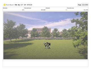 Scene
23
Duration
03:00
Panel
1
Duration
01:00
TOA SQ 117 127 073119 Page 111/252
 