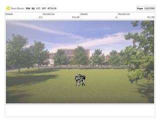 Scene
23
Duration
03:00
Panel
2
Duration
01:00
TOA SQ 117 127 073119 Page 112/252
 
