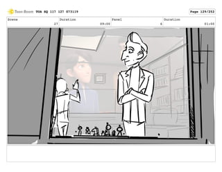 Scene
27
Duration
09:00
Panel
6
Duration
01:00
TOA SQ 117 127 073119 Page 129/252
 