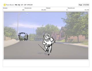 Scene
40
Duration
05:00
Panel
3
Duration
01:00
TOA SQ 117 127 073119 Page 174/252
 