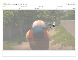 Scene
41
Duration
07:00
Panel
7
Duration
01:00
TOA SQ 117 127 073119 Page 183/252
 