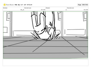 Scene
44_A
Duration
07:00
Panel
2
Duration
01:00
TOA SQ 117 127 073119 Page 200/252
 