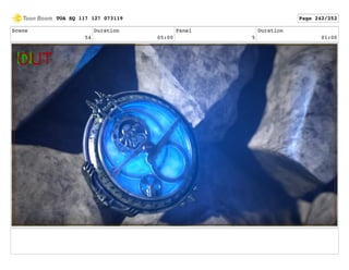 Scene
54
Duration
05:00
Panel
5
Duration
01:00
TOA SQ 117 127 073119 Page 242/252
 