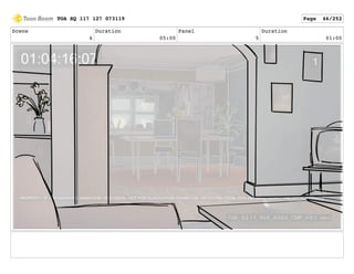 Scene
6
Duration
05:00
Panel
5
Duration
01:00
TOA SQ 117 127 073119 Page 46/252
 