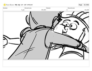 Scene
9_A
Duration
05:00
Panel
3
Duration
01:00
TOA SQ 117 127 073119 Page 61/252
 