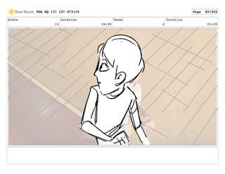 Scene
14
Duration
04:00
Panel
4
Duration
01:00
TOA SQ 117 127 073119 Page 82/252
 