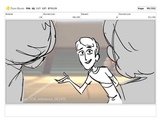 Scene
18
Duration
06:00
Panel
6
Duration
01:00
TOA SQ 117 127 073119 Page 98/252
 