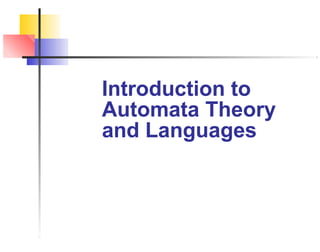 Theory of Automata Introduction basics.pptx