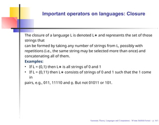 Theory of Automata Introduction basics.pptx