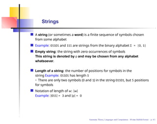 Theory of Automata Introduction basics.pptx