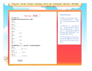 TOÀN TẬP ĐỀ THI TOÁN VIOLYMPIC LỚP 1