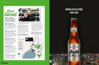 Michael Donaldson is the current Brewers 
Guild Beer Writer of the Year. He is the 
author of Beer Nation - the Art and Heart 
of Kiwi Beer and his regular Pint of View 
column appears in the Sunday Star Times. 
Craft beer 
corner 
Craft Beer 
tasting guide 
GATEWAY Artisan Cult 
Beer Profile Sessionable Savour Redefining 
Recipe Simple Interesting Complex 
Mouthfeel Clean Flavourful Intense 
Aroma Subtle Invigorating Bold 
Malts Mostly base malts Base & specialty Mostly specialty 
Use of Hops Low-Med Med-High High 
20 
beer • craft brews 
artisan 
The brew: American amber ales 
are slowly gaining prominence 
in New Zealand. The style, 
while built around a caramel 
malt base, is usually clean and 
crisp and has a restrained hop 
character. With a lower alcohol 
profile (this one is 4.7 per cent), 
a true American amber is a 
really approachable beer and a 
great way to start exploring craft 
beer. Sutton Hoo – the name 
refers to an ancient burial site in 
Suffolk, England – is a wonderful 
beer that will satisfy the palate, 
from the inexperienced to craft 
beer aficionados. It has a rich 
biscuit base which is overlaid 
with aromas of orange zest to 
produce a flavoursome beer that 
feels as though it offers much 
more body and taste than you 
could imagine from a relatively 
low alcohol beer. 
Michael Donaldson reviews 
some of the best new brews and 
the breweries behind them. 
Townshend’s Sutton Hoo 
Amber Ale 500ml 
The brewery: Townshend’s is a small brewery in 
Upper Moutere, in the rolling hills of the countryside 
outside Nelson. Englishman Martin Townshend 
started the brewery nearly 10 years ago and makes 
small batches of “real ale”. One of the keys to his 
brewery’s success is the water, drawn from a natural 
aquifer. Water is one of the most disregarded 
ingredients in beer, but it can make a real difference. 
The natural chemical composition and taste of 
Townshend’s water, married to a centuries-old 
natural fermentation process makes this an old-fashioned, 
but very real brewery where the brewer is 
an artisan, using all natural ingredients to create an 
amazing range of great beers. 
*Available from selected Liquorland outlets from mid-October 
 