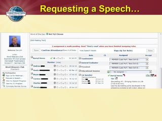 Requesting a Speech…Requesting a Speech…
 