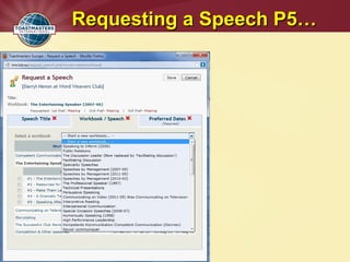 Requesting a Speech P5…Requesting a Speech P5…
 