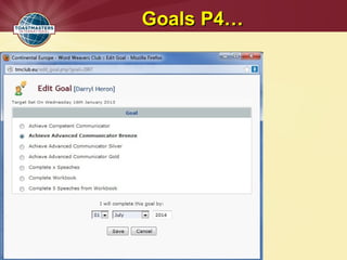 Goals P4…Goals P4…
 