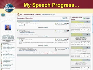 My Speech Progress…My Speech Progress…
 