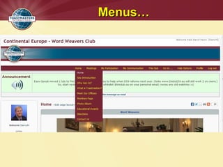Menus…Menus…
 