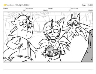 Scene
26
Duration
06:00
Panel
5
Duration
01:00
TOA_SQ067_062519 Page 149/165
 