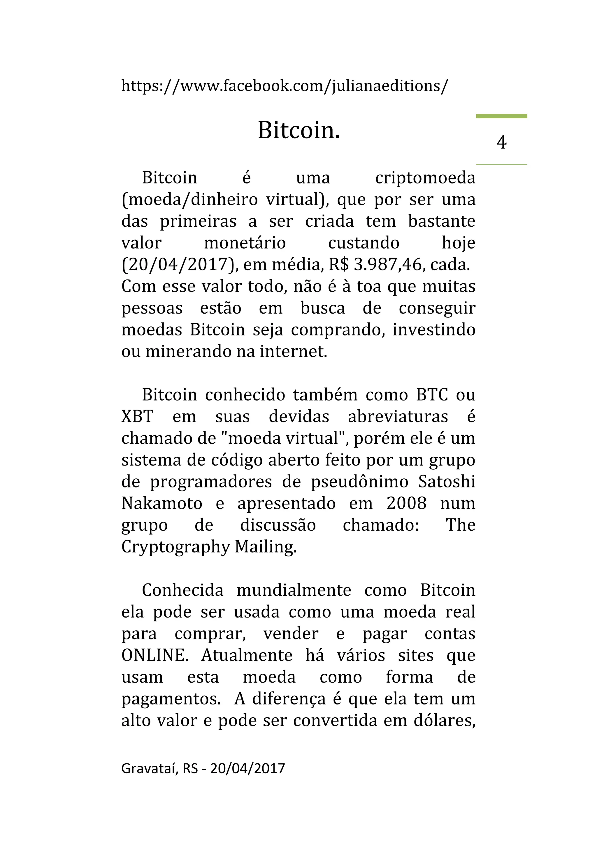 Bitcoin para leigos | PDF