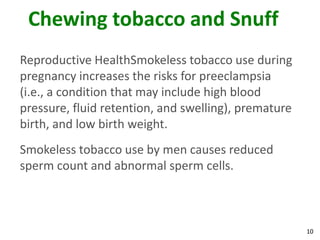 what does the bible say about tobacco chewing The Truth About Smoking