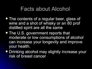 alcohol and tobacco facts Tobacco/Nicotine March highlights key national events