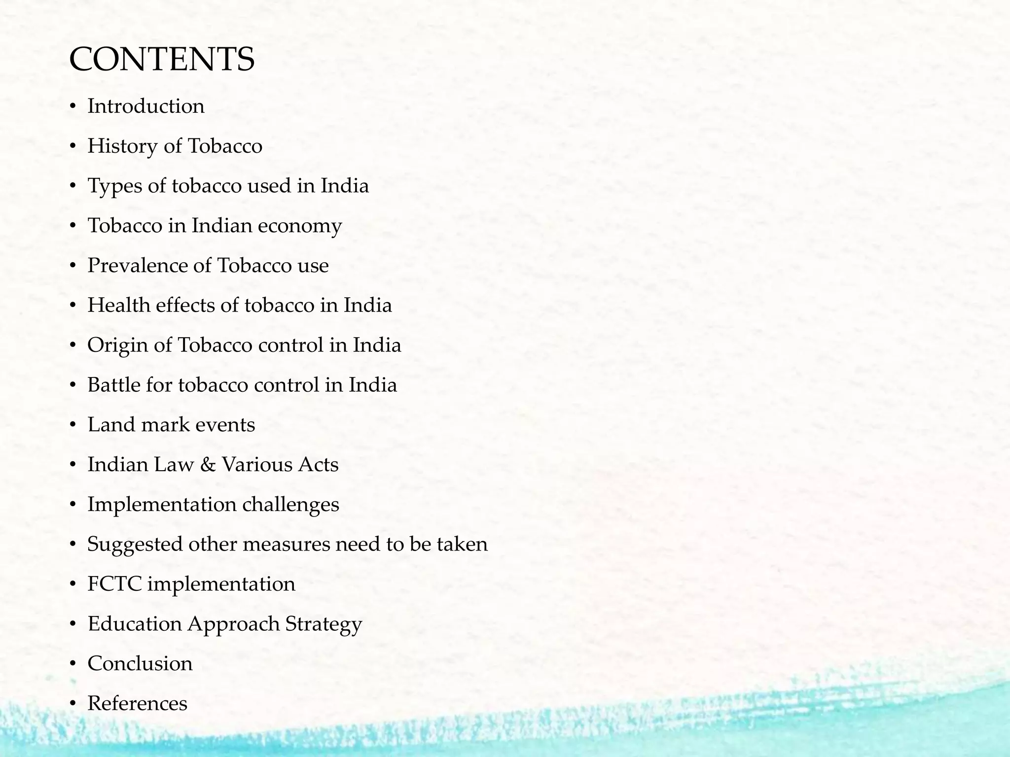 indian tobacco effects Can Harm Reduction Work for India's Poor? PDF) Causes of Tobacco Use
