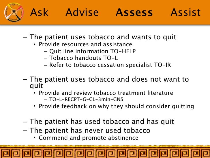 IHS Tobacco 5As presentation in NAO
