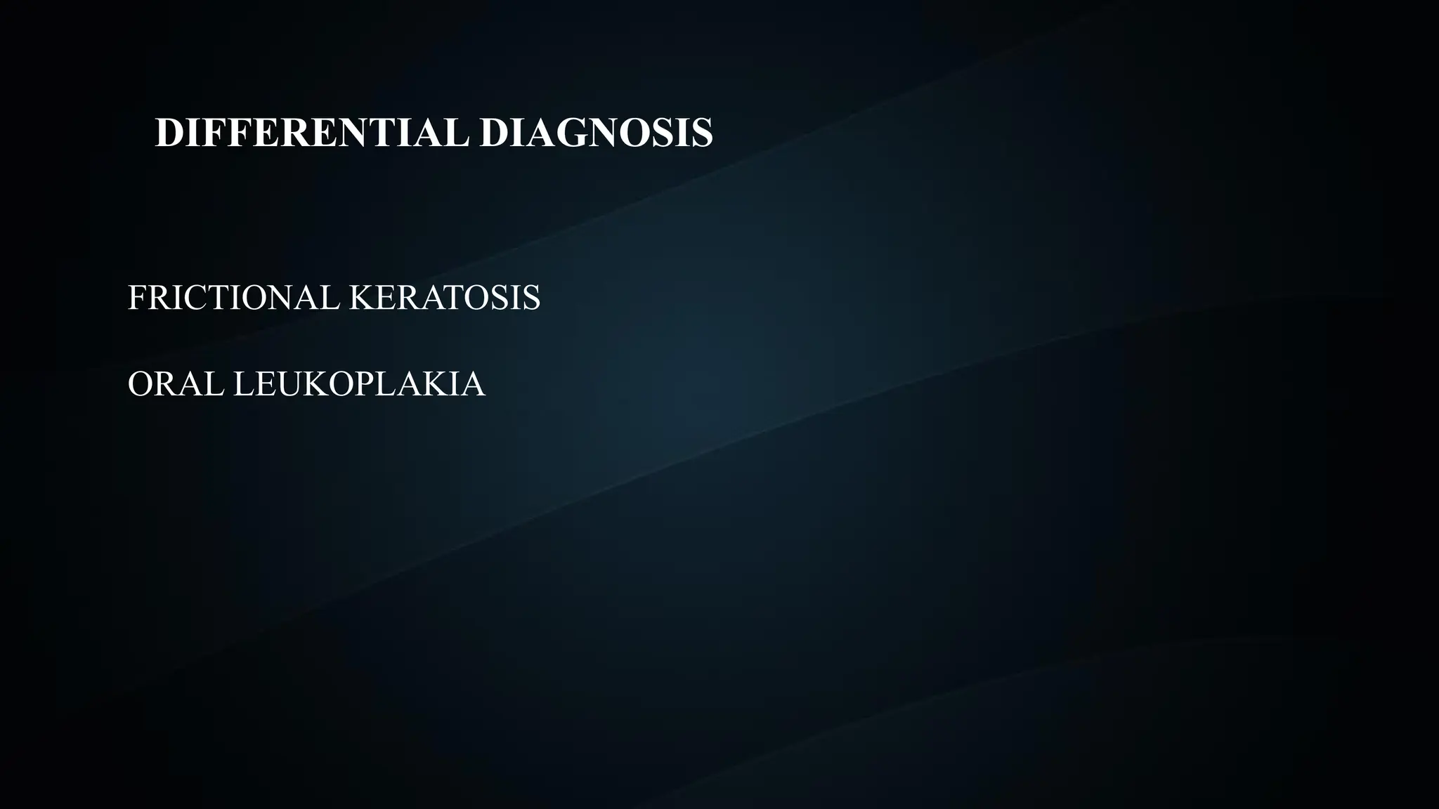 tobacco pouch keratosis differential diagnosis case presentation 5 KERATOSIS.pptx Smoker's Keratosis | Springer Nature