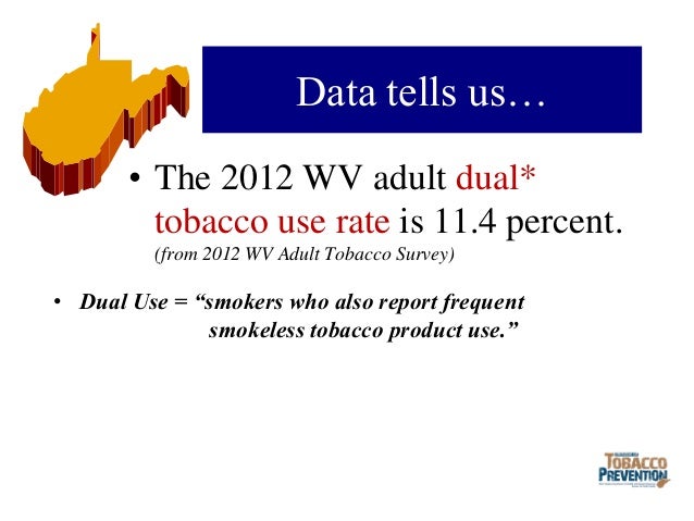 Tobacco wv smokelessconf opening 11-29-12 - bruce adkins