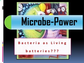 Bacteria as Living batteries??? 