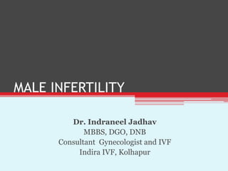 To be edited male infertility