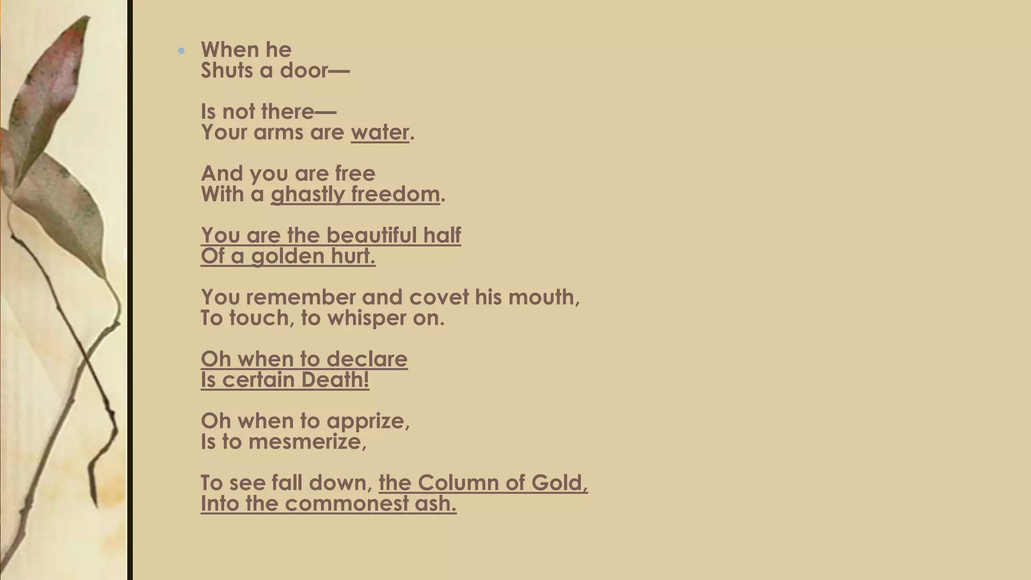 To be in love Gwendolyn Brooks PPTX