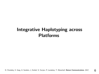 Tobias marschall haplotype aware genotyping | PDF
