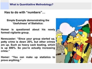 Political Science Quantitative Methods Overview of the Possibilities of Quantitative Methods in Political ...