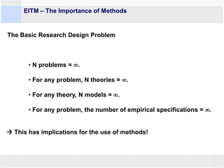 Political Science Quantitative Methods Overview of the Possibilities of Quantitative Methods in Political ...