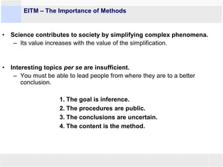 Political Science Quantitative Methods Overview of the Possibilities of Quantitative Methods in Political ...