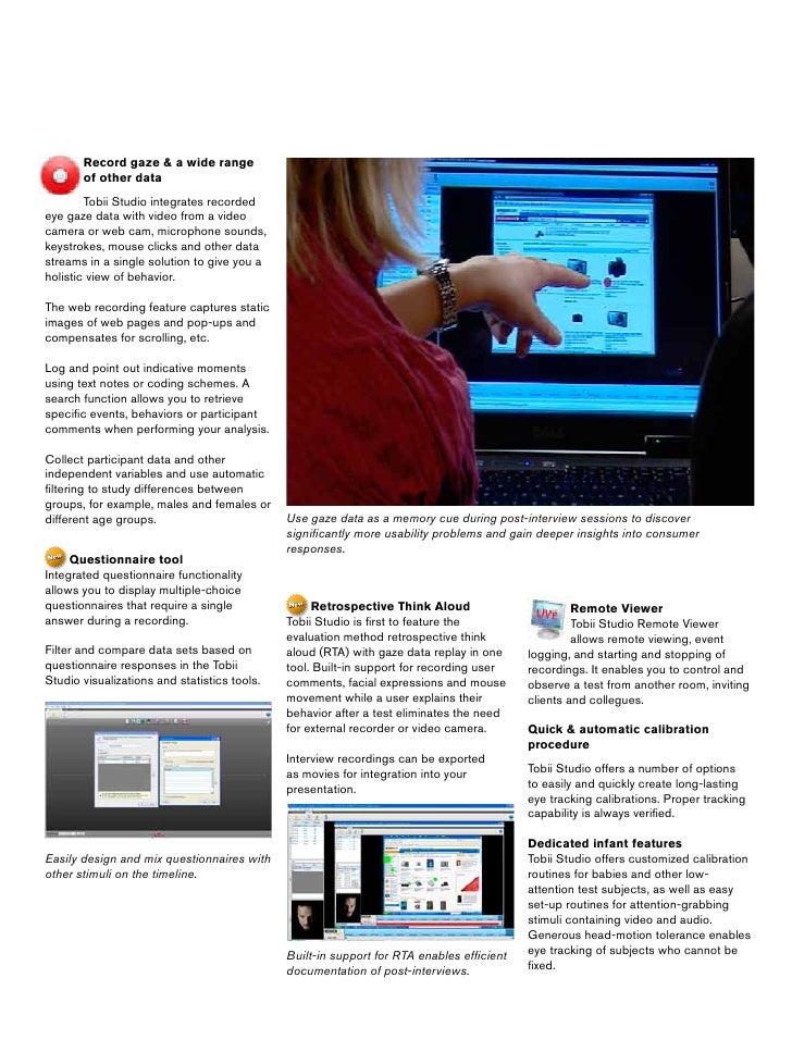 Tobii Studio Brochure