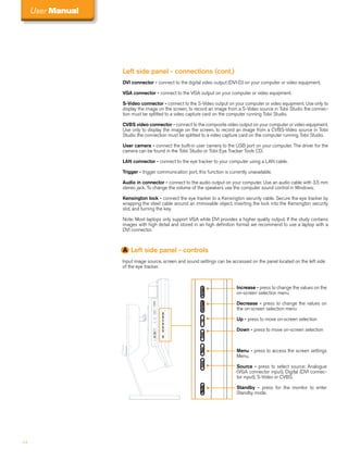 Tobii T60 Xl User Manual S | PDF