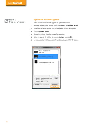 Tobii T60 Xl User Manual S | PDF