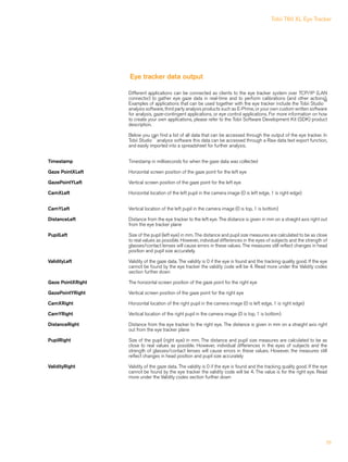 Tobii T60 Xl User Manual S | PDF