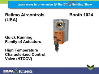 Belimo Aircontrols Characterized Control Valve Usa Htccv Inc 