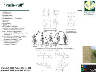 Toby Insect Toby bruce applications of understanding insect chemical ecology -2017 ...