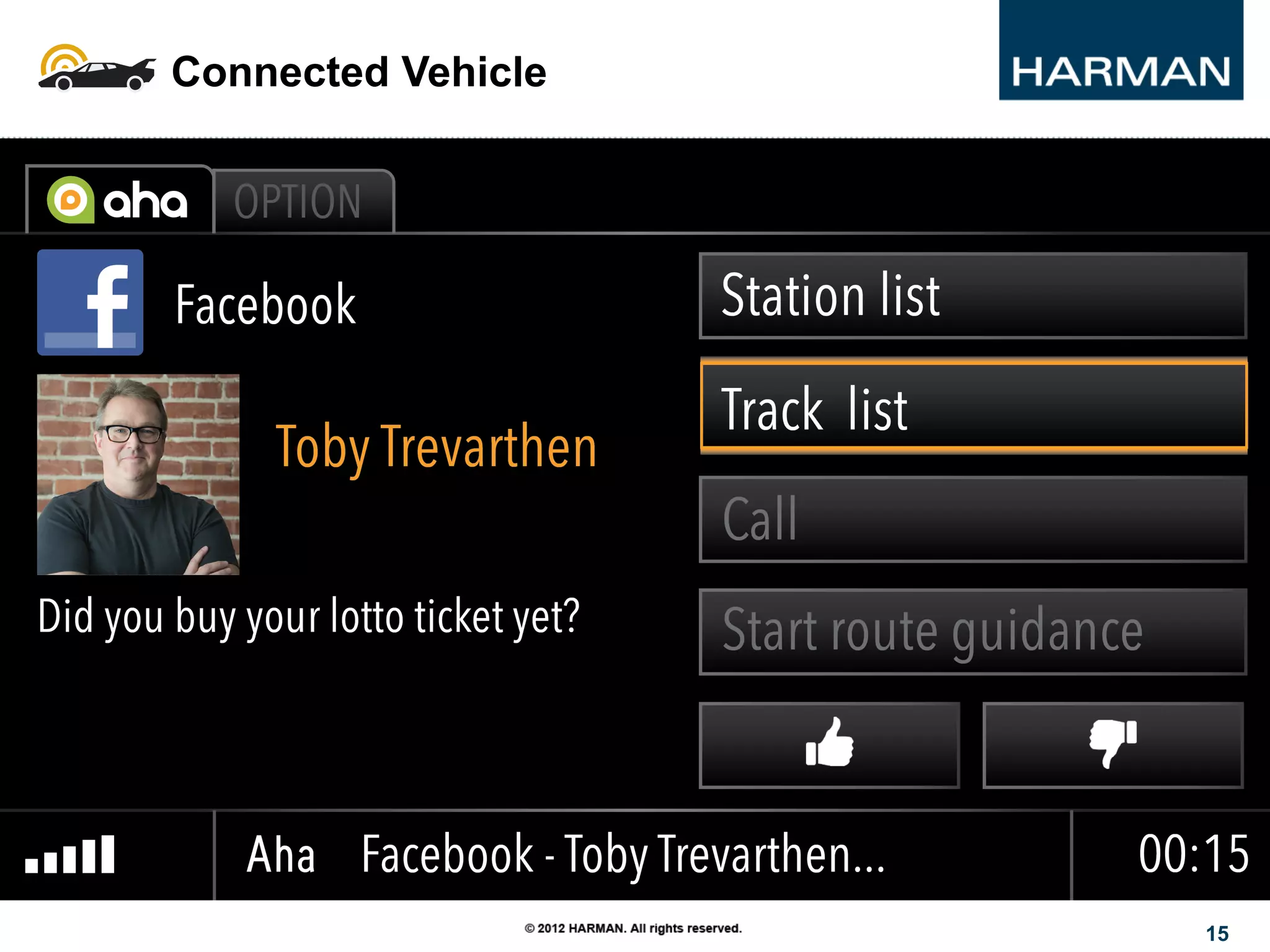 15
Connected Vehicle